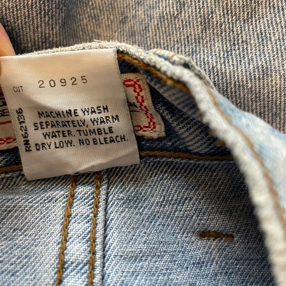 VINTAGE GUESS JEANS GEORGES MARCIANO DENIM JEAN SKIRT SIZE 31 USA - Picture 9 of 9